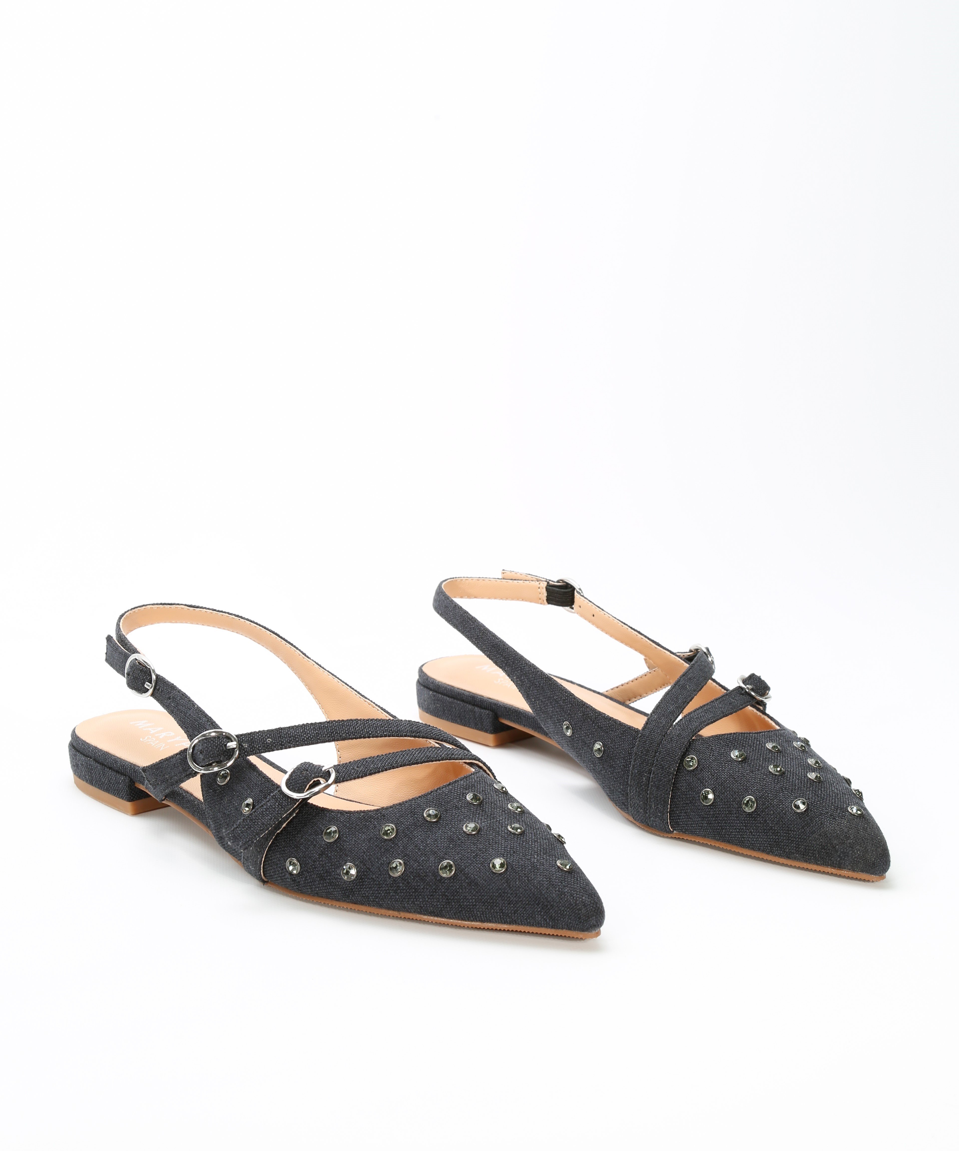 Sapato aberto atr&aacute;s cristal image number null